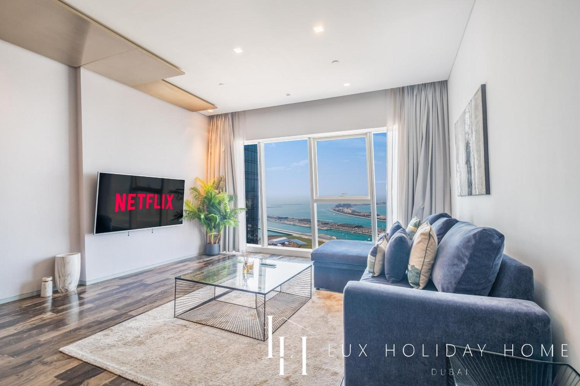 Lux - Lavish Suite With Full Palm Jumeirah View 1 Dubai Exterior photo